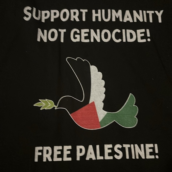 Bella Canvas Other - NEW! Free Palestine T Shirt AND Two Palestinian Flag Pins Black XL